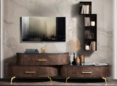 rtv tv  Schrank Tisch Wohnzimmer Kommode Lowboard Sideboard Holz Modern Möbel